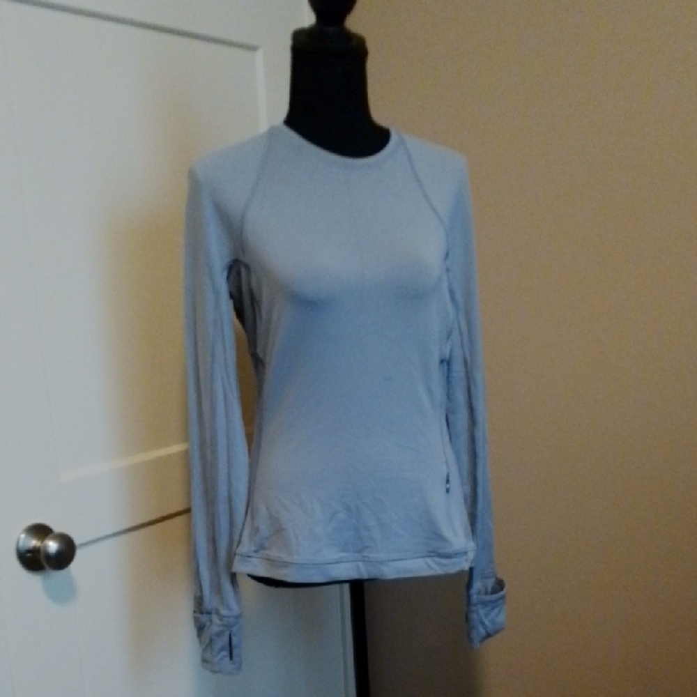 Lululemon Athletica Sky Blue Long Sleeve Top